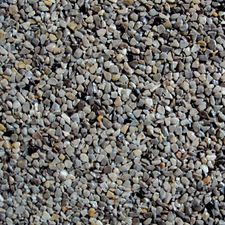 Farbmuster Marmorkies Naturgrau